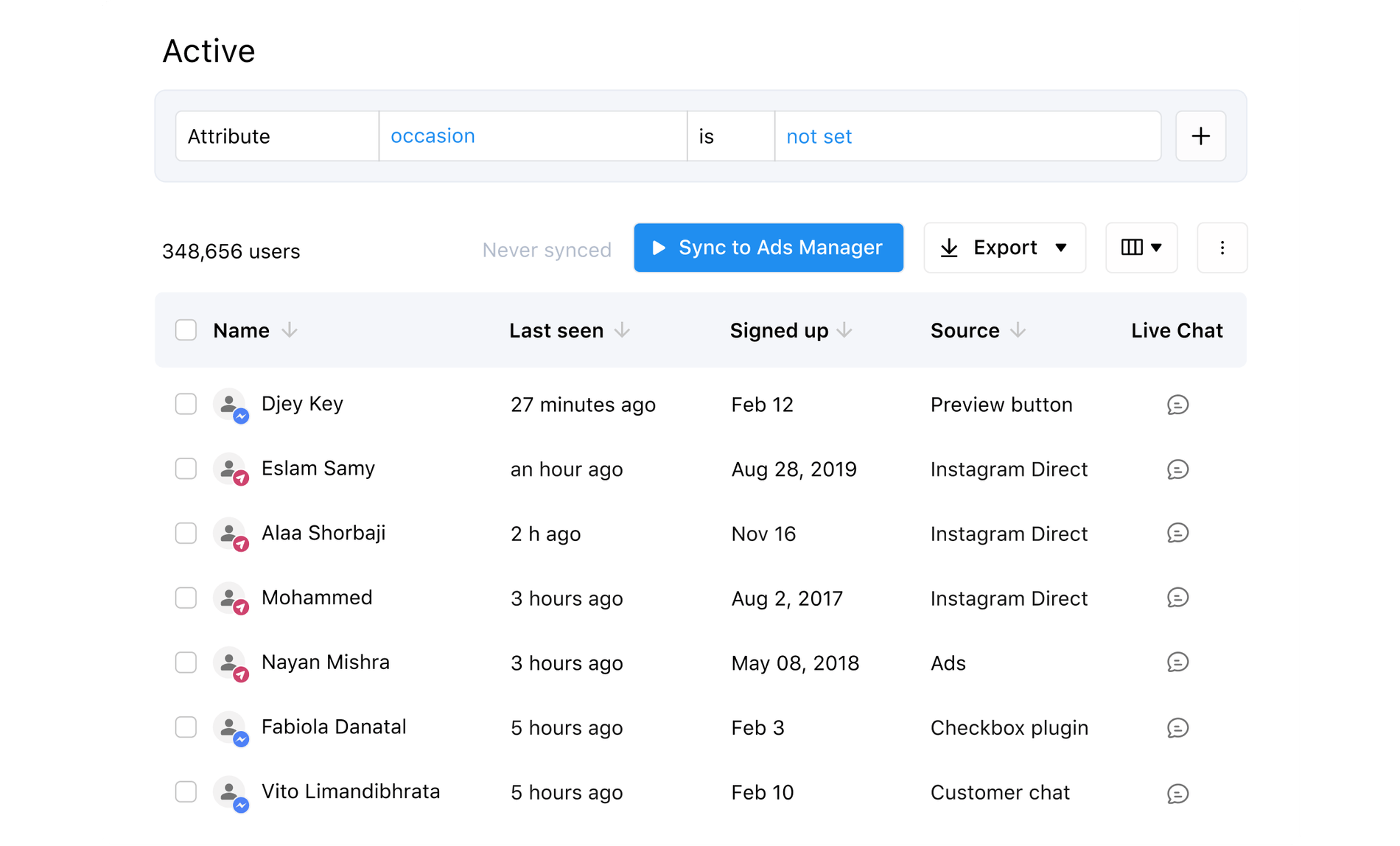 Instagram Flow Builder